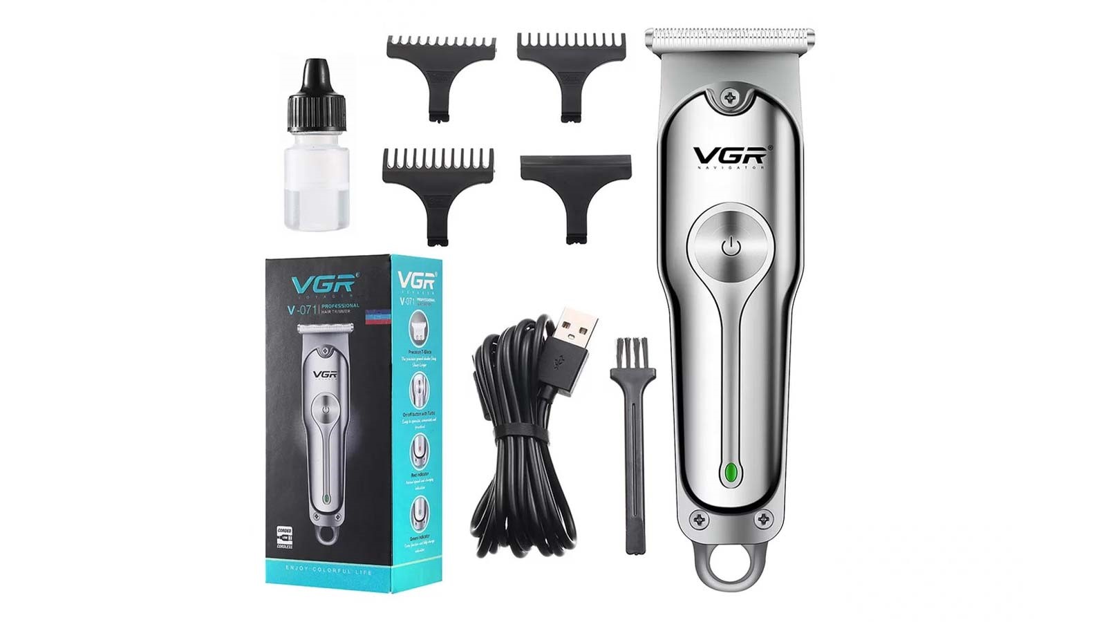 ماشین اصلاح سر و صورت وی جی ار مدل V-071